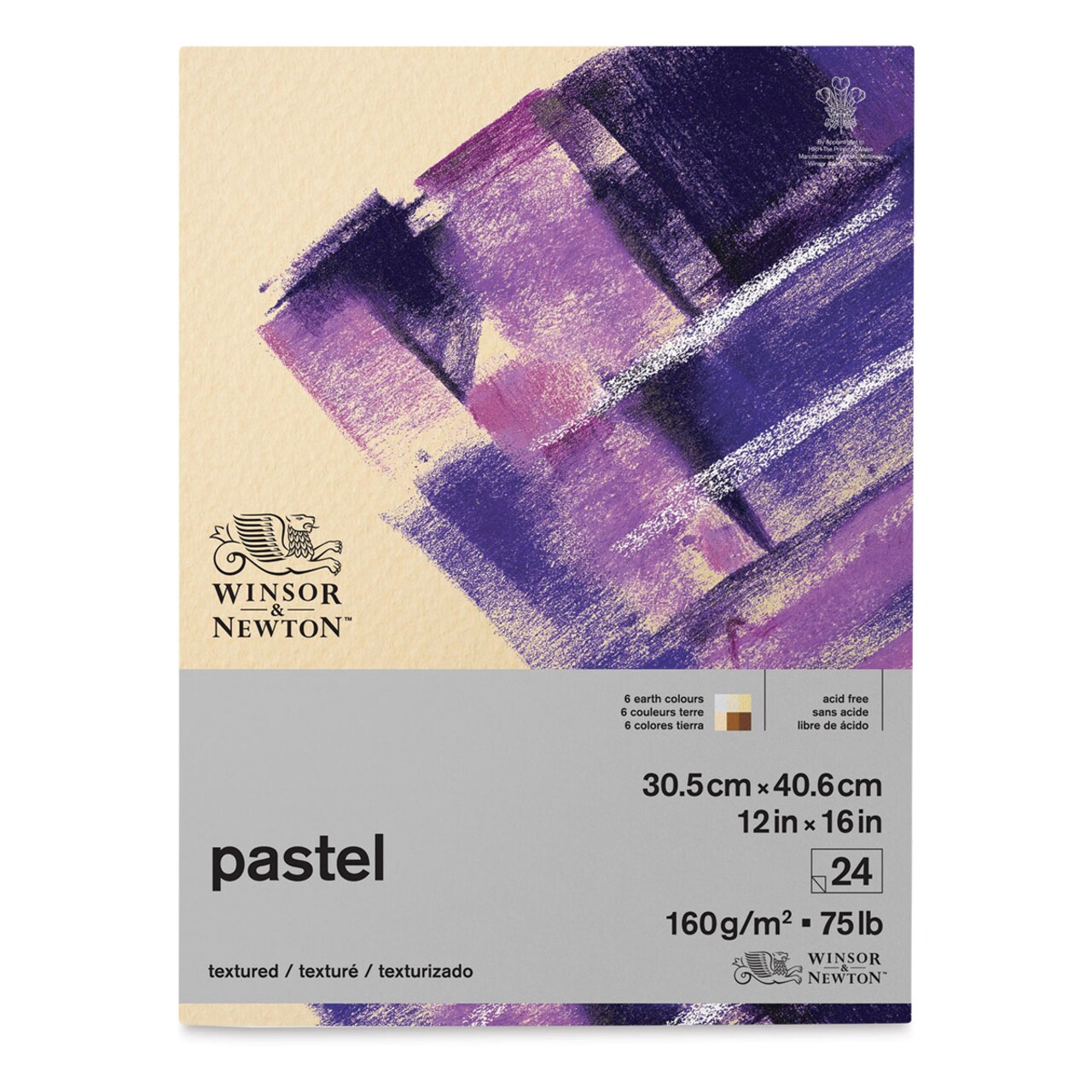 Winsor & Newton Pastel Paper Pad - Earth, 12" x 16", 24 Sheets